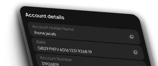 Account details